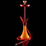 Kaya Shisha Orange Neon Elox 630CE Pyramid Click Red 4S 70cm