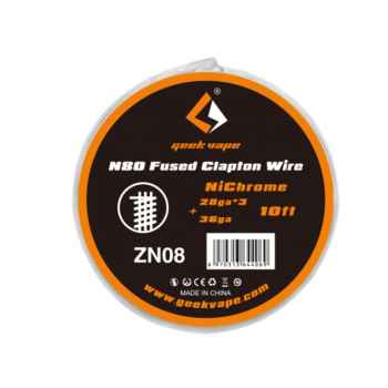 Geek Vape Wickeldraht N80 Fused Clapton Wire 28ga*3 + 36ga 3 Meter ZN08