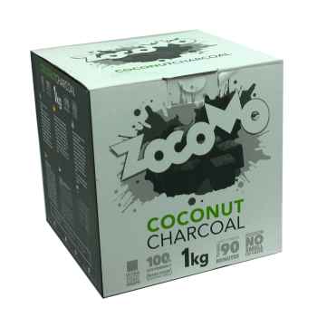 Zocomo 1 kg Shisha Kokosnusskohle 26x26x26 mm