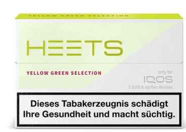 Iqos Heets Yellow Green Selection Stange 200 Heets