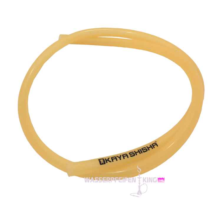 Kaya Silikonschlauch mit Logo Shiny Orange 150 cm
