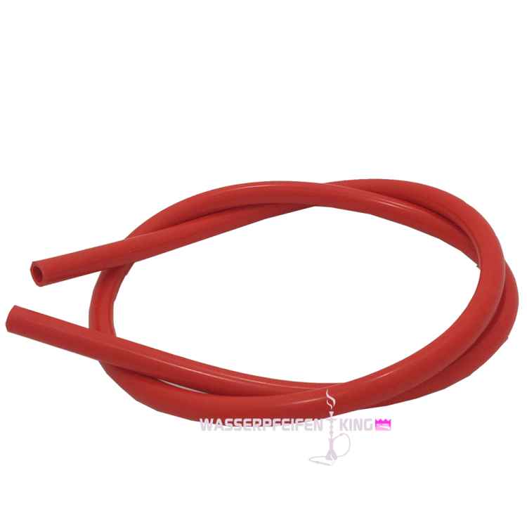 Silikonschlauch lebensmittelecht vollfarbig rot 150 cm