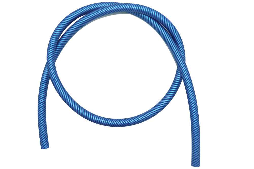 ShiSha Caesar Silikonschlauch lebensmittelecht Matt Army flash blue