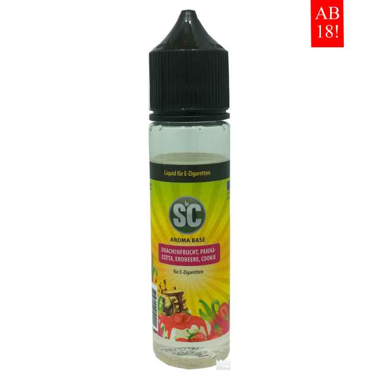SC Shake and Vape 50 ml Drachenfrucht, Pannacotta, Erdbeere & Cookie