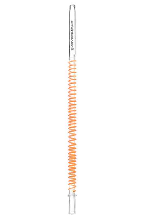 Kaya Glasmundstück slight line XL glow Coil orange
