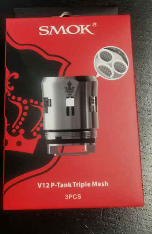 Smok Coils 3er Pack V12 P-Tank Triple Mesh 0,15 Ohm