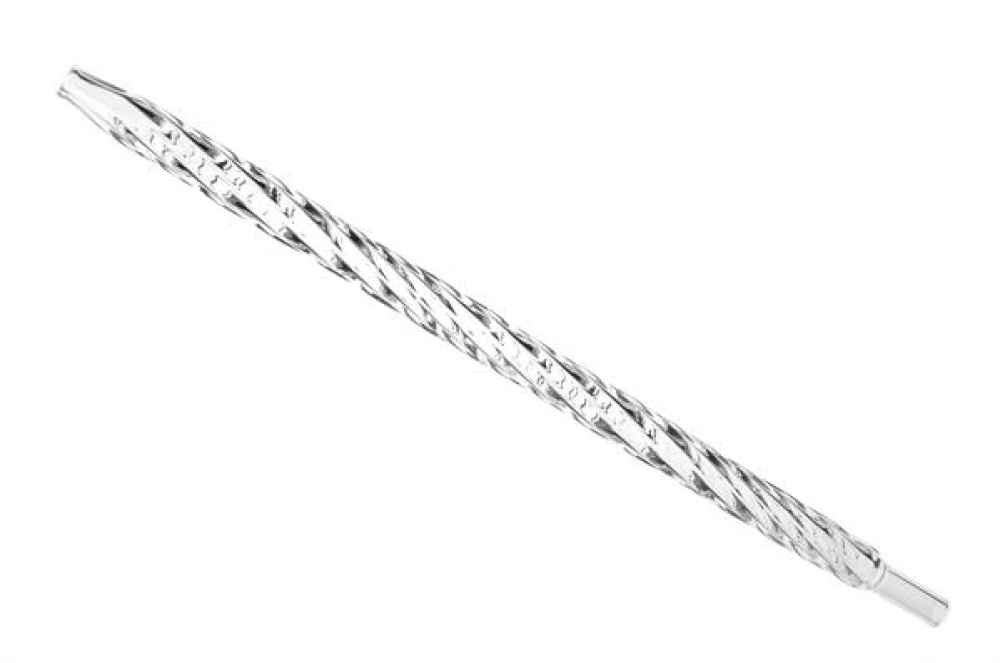 Mata Leon Glasmundstück MLZ393 gedreht clear 40 cm