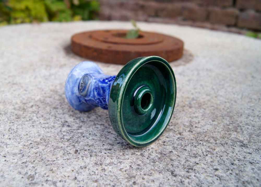 Glina Harmony Bowl Pinecone Blue Emerald Green RAR