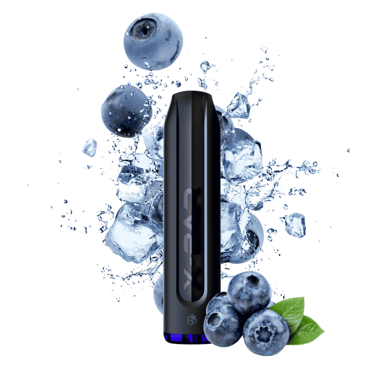 X-Bar 10mg/ml Einweg E-Zigarette Blueberry 1 %Nikotin