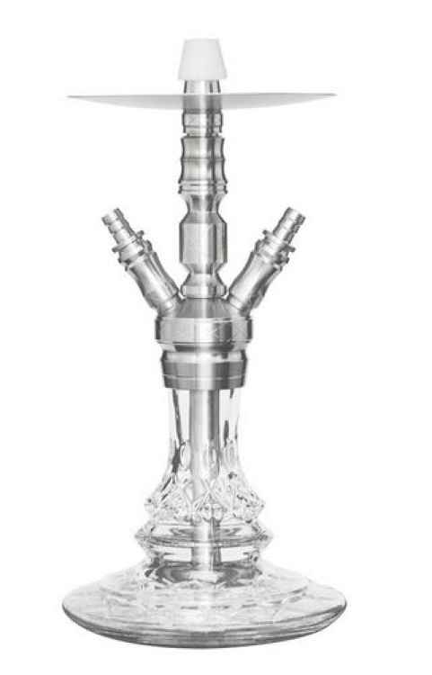 Mata Leon MLS 772 Naked Wega 2-Schlauch Edelstahl Shisha