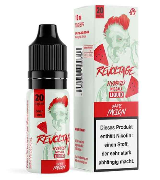 White Melon 10 ml 20 mg/ml Liquid Nikotinsalz by Revoltage