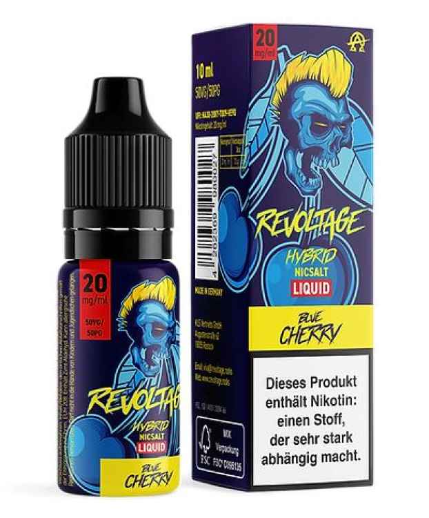 Blue Cherry 10 ml 20 mg/ml Liquid Nikotinsalz by Revoltage