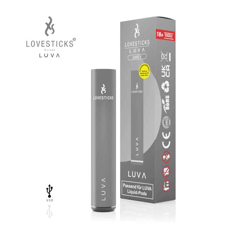 Luva Bassisgerät 400 mAh grey by Lovestick