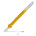Kaya Glasmundstück Slight Line XS Paint gelb