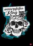 Poster 29,7 x 42 cm 250g/m² Skull Wasserpfeifen-King