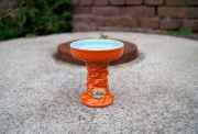 Glina Harmony Bowl Pinecone Orange Turquoise
