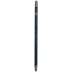 Caesar Mundstück Carbon - 40 cm - Shining Black - Silver Line
